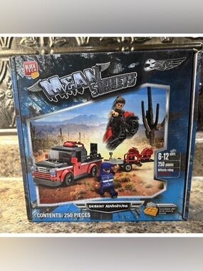 Block Tech Mean Streets Desert Adventures 250 pieces Construct Build Vehicles